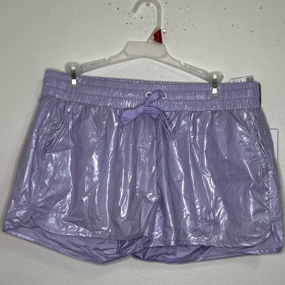 ZYIA Pants - NWT Zyia shiny purple athletic shorts